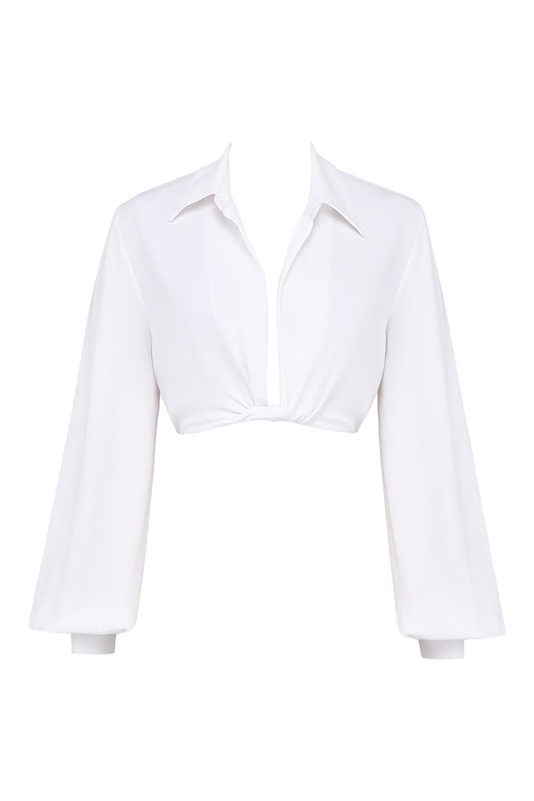 Palmer Crop Top, Alternate, color, IVORY