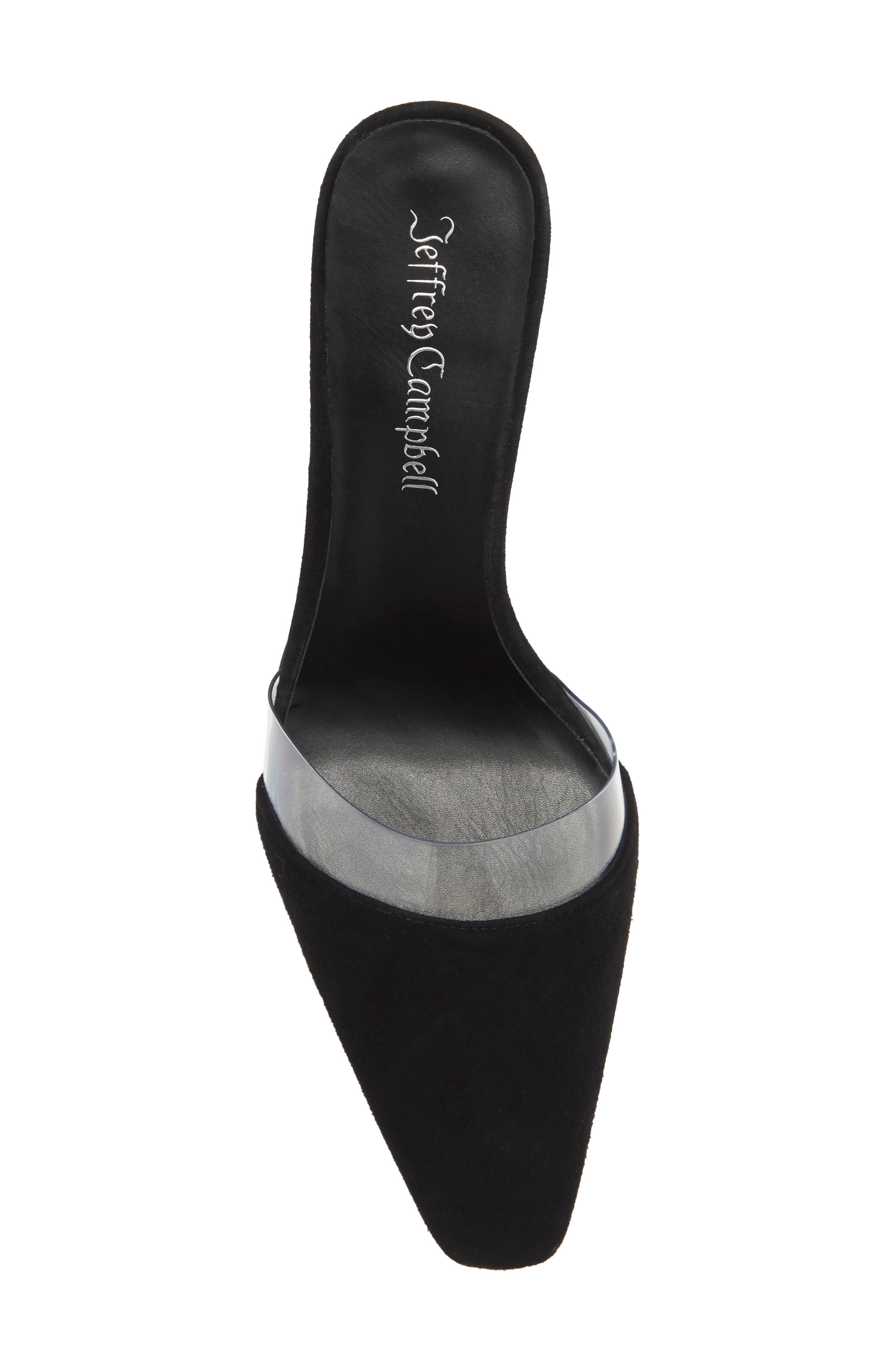 Allowance Mule, Alternate, color, BLACK SUEDE CLEAR