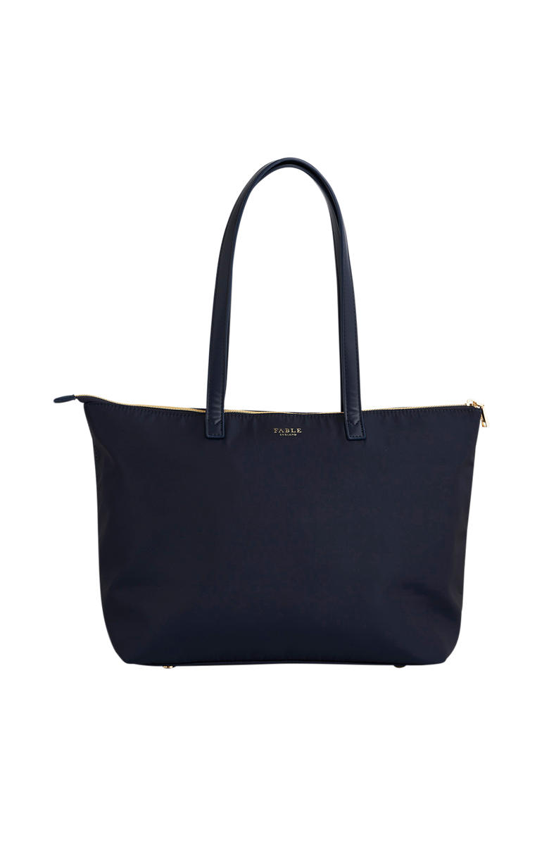 Fable England Passion Flower Grab Tote, Alternate, color, Navy
