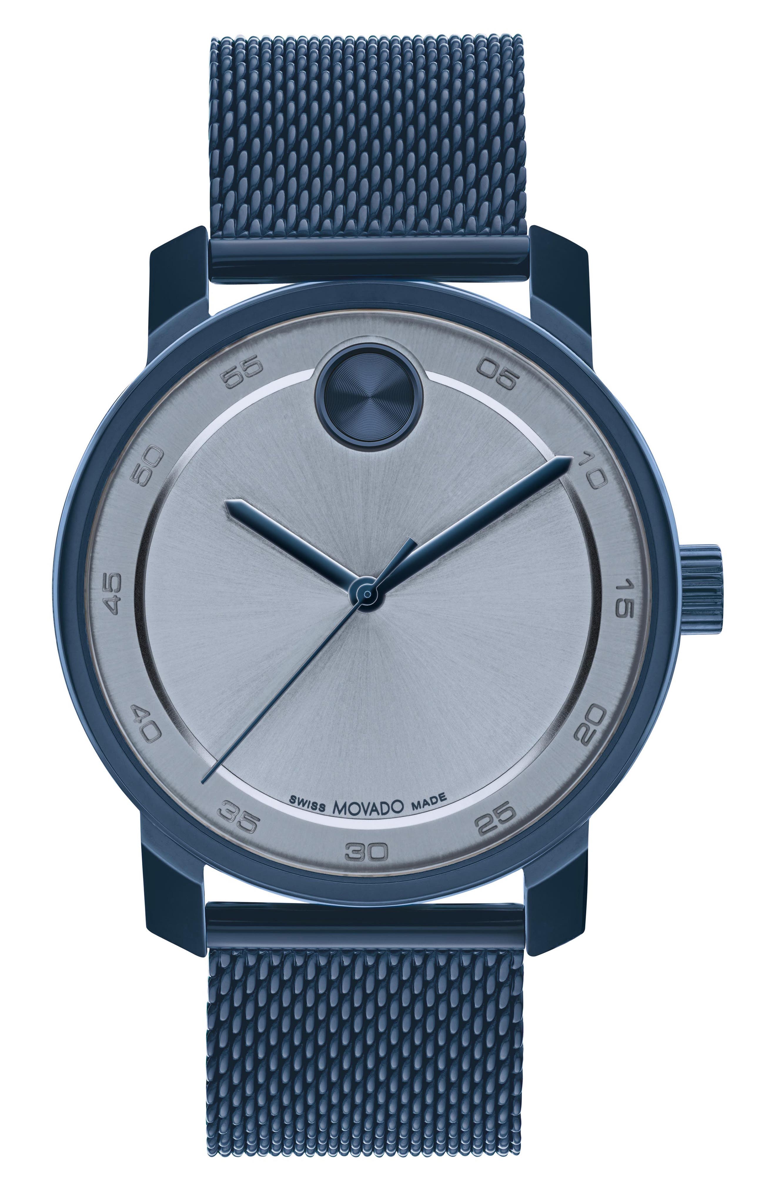 Movado Bold Access Mesh Strap Watch, 41mm