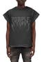 Studded Oversize Sleeveless T-Shirt