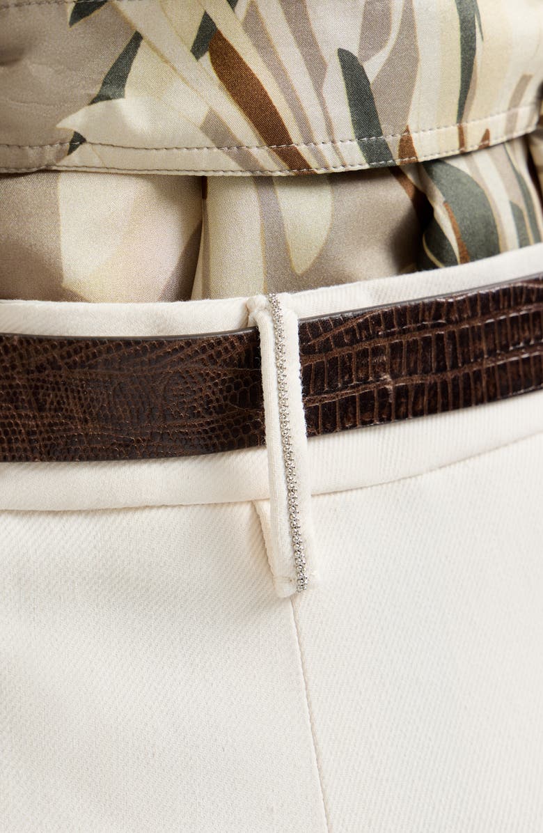 Brunello Cucinelli Slouchy trousers, Alternate, color, Milk