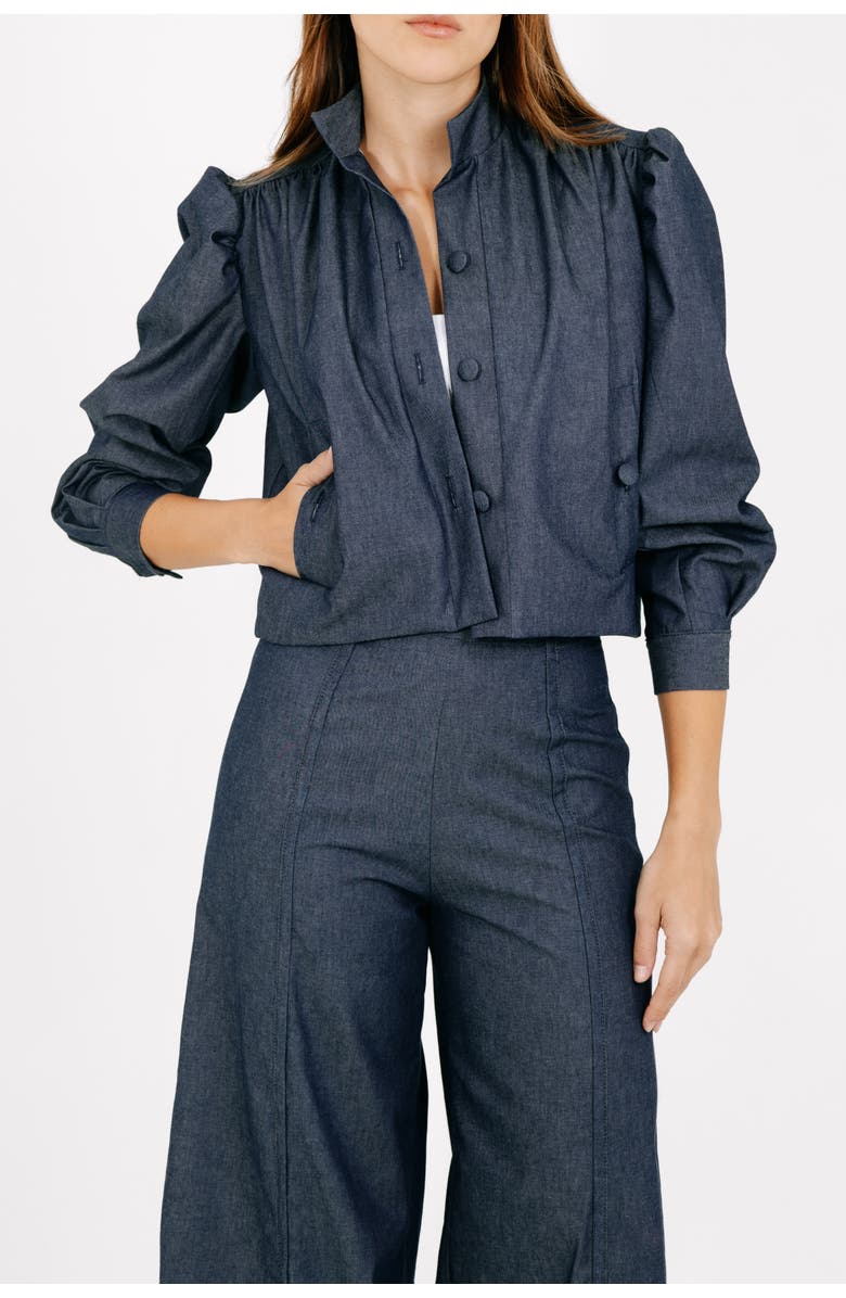 Valentina Gordon Cove Jacket, Alternate, color, Dark Denim