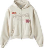 Cotton On Men's Cropped Zip Up Graphic Hoodie