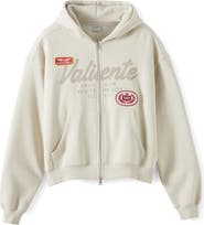 Cotton On Men's Cropped Zip Up Graphic Hoodie