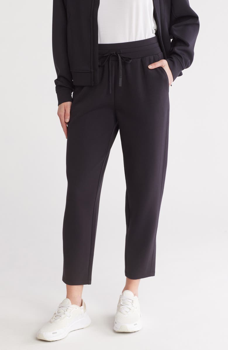 Z by Zella Whisper Knit Ankle Pants, Main, color, 