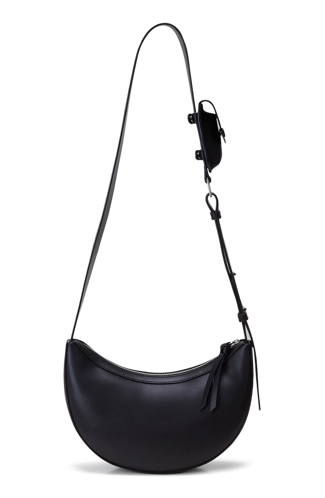 Oryany Rookie Crescent Crossbody Bag, Alternate, color, Black