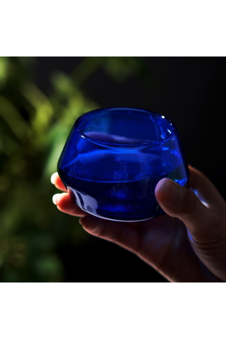 Tequila Copita Glass, Alternate, color, Blue