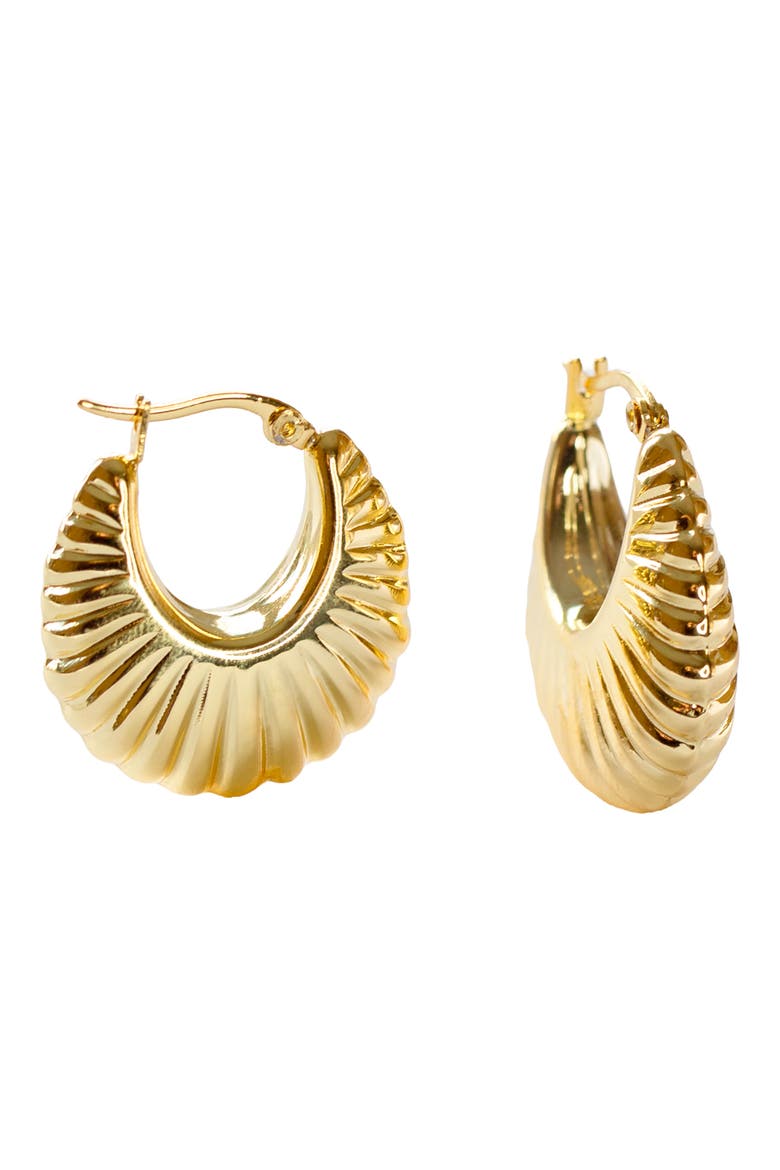 Ali Hoop Earrings, Main, color, GOLD
