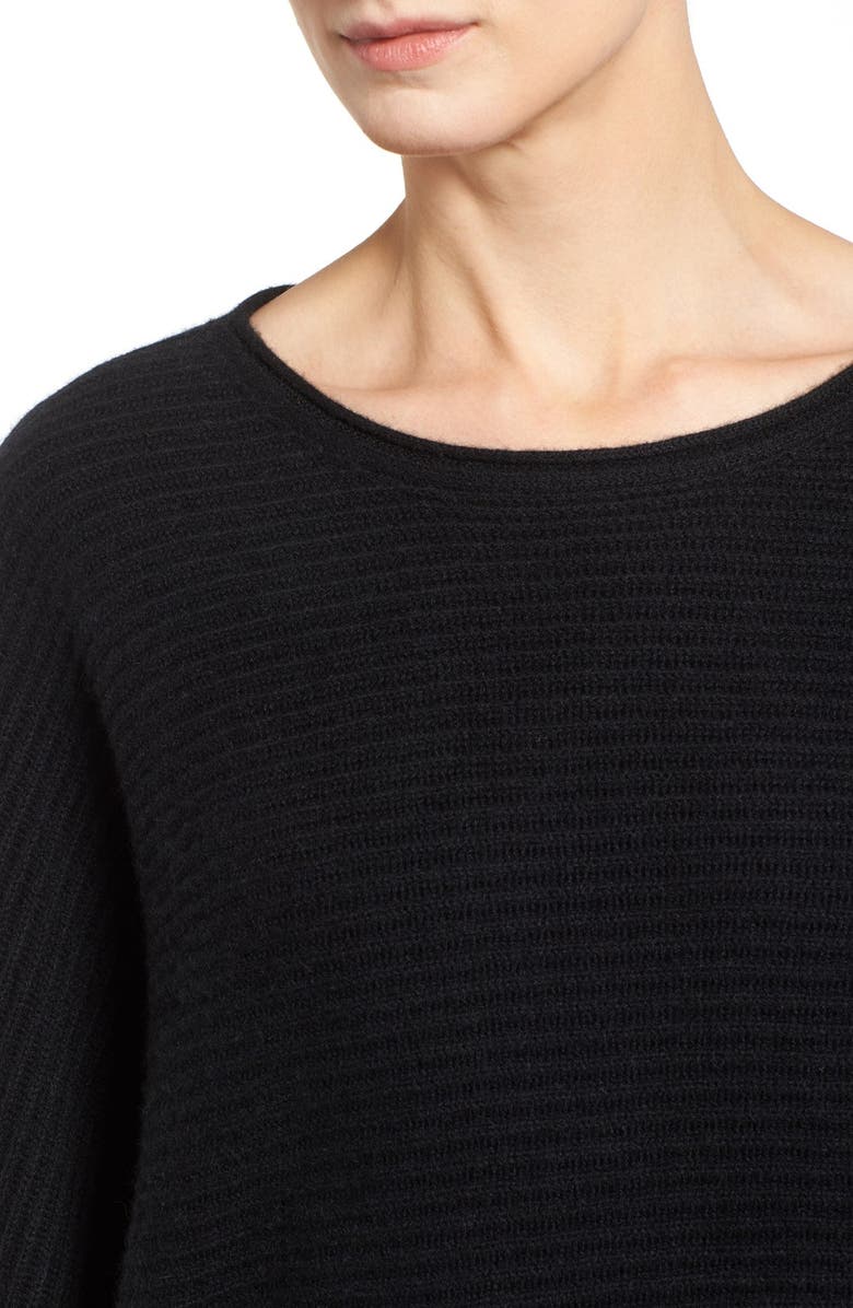 Halogen<sup>®</sup> Ribbed Cashmere Poncho, Alternate, color, 