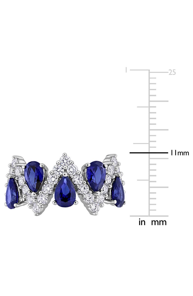 Created Forever Lab Grown Sapphire & Diamond Ring, Alternate, color, 