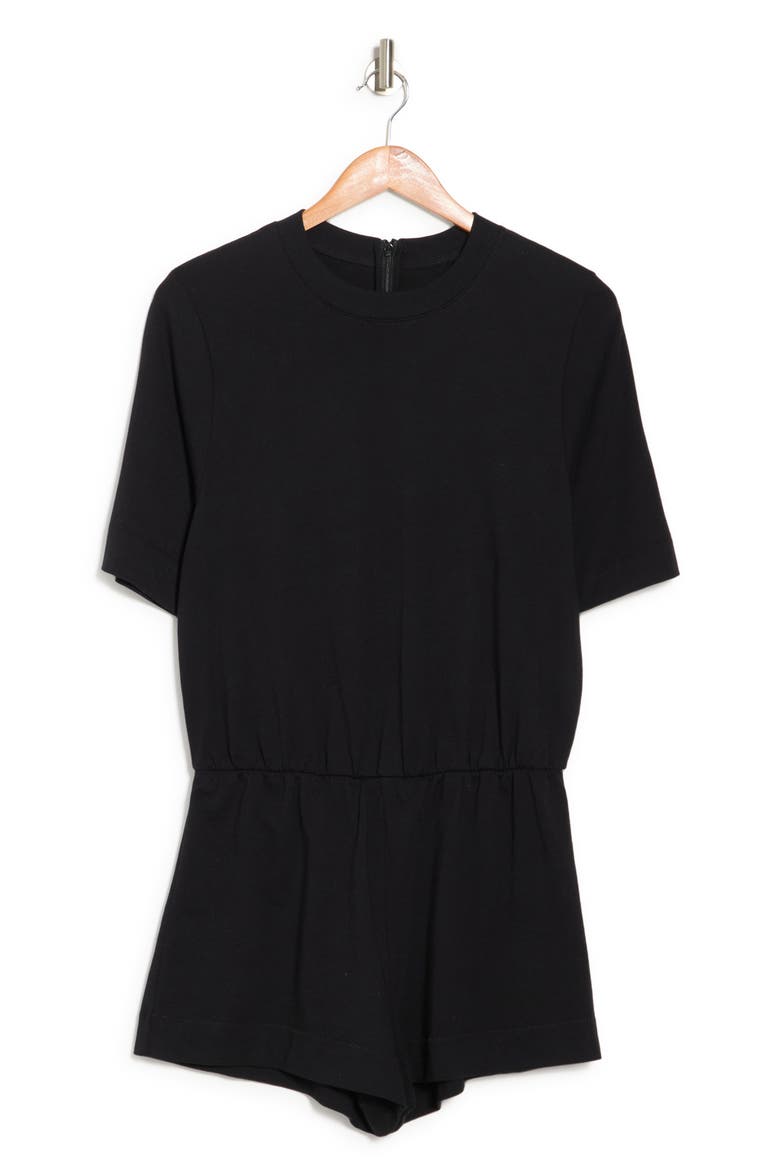 Cult Romper, Alternate, color, BLACK