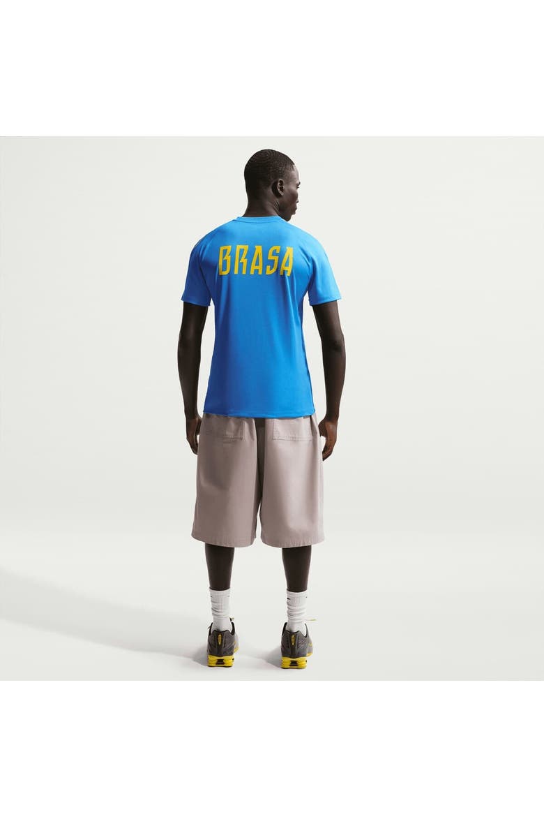 Nike Men's Nike Blue Brazil National Team 2026 Strike Dri-FIT Top