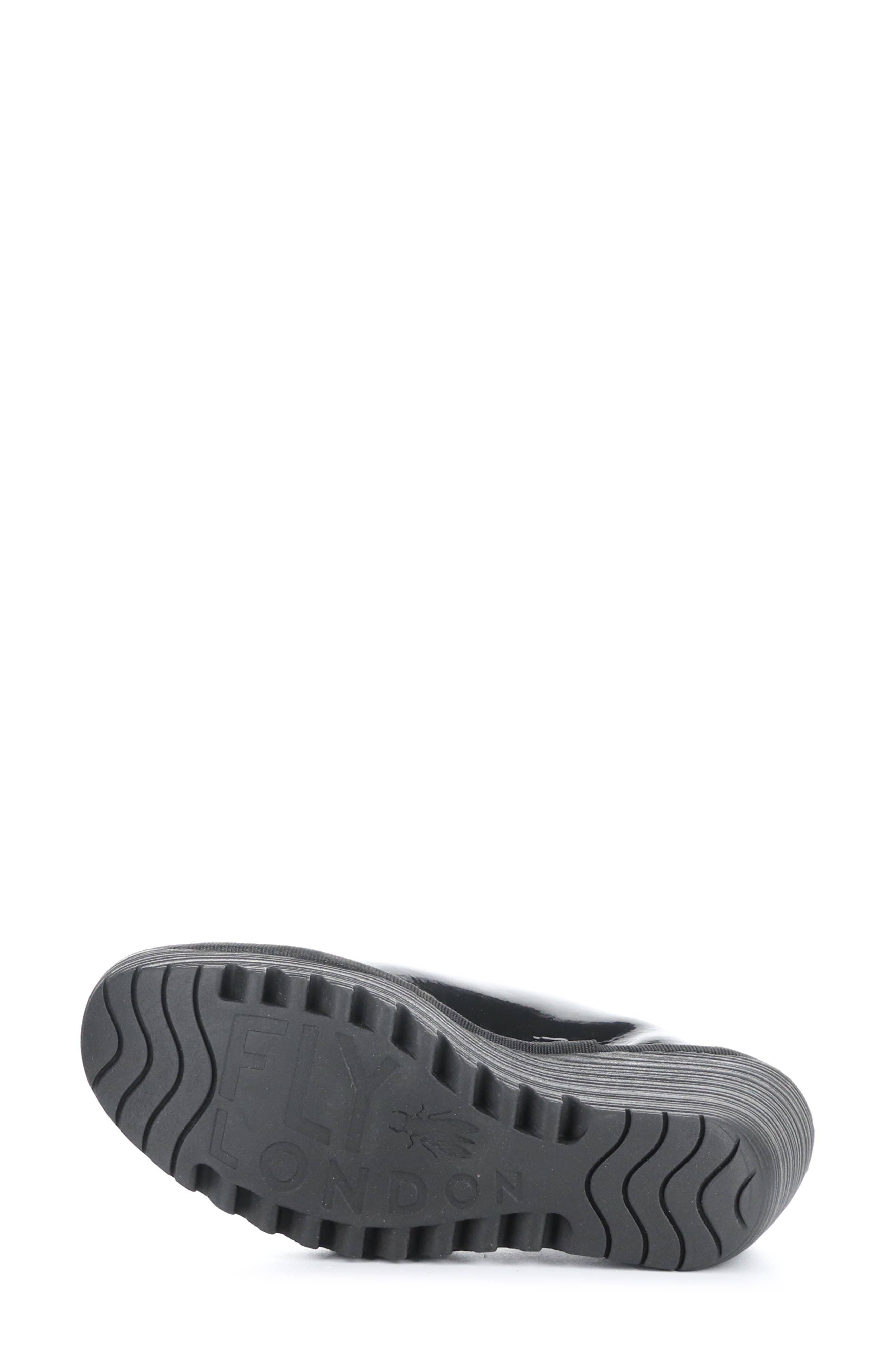 Yoza Wedge Ballet Shoe, Alternate, color, BLACK