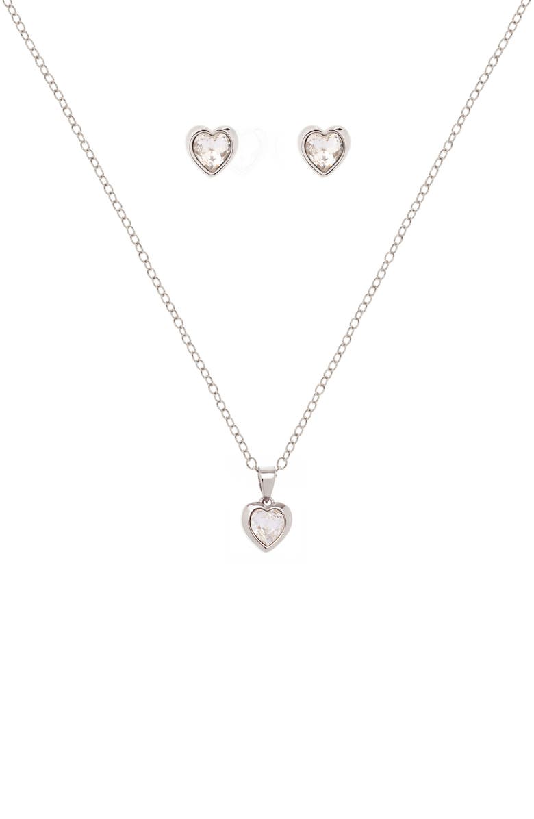 Ted Baker London Hadeya Sweetheart Earrings & Necklace Gift Set, Main, color,