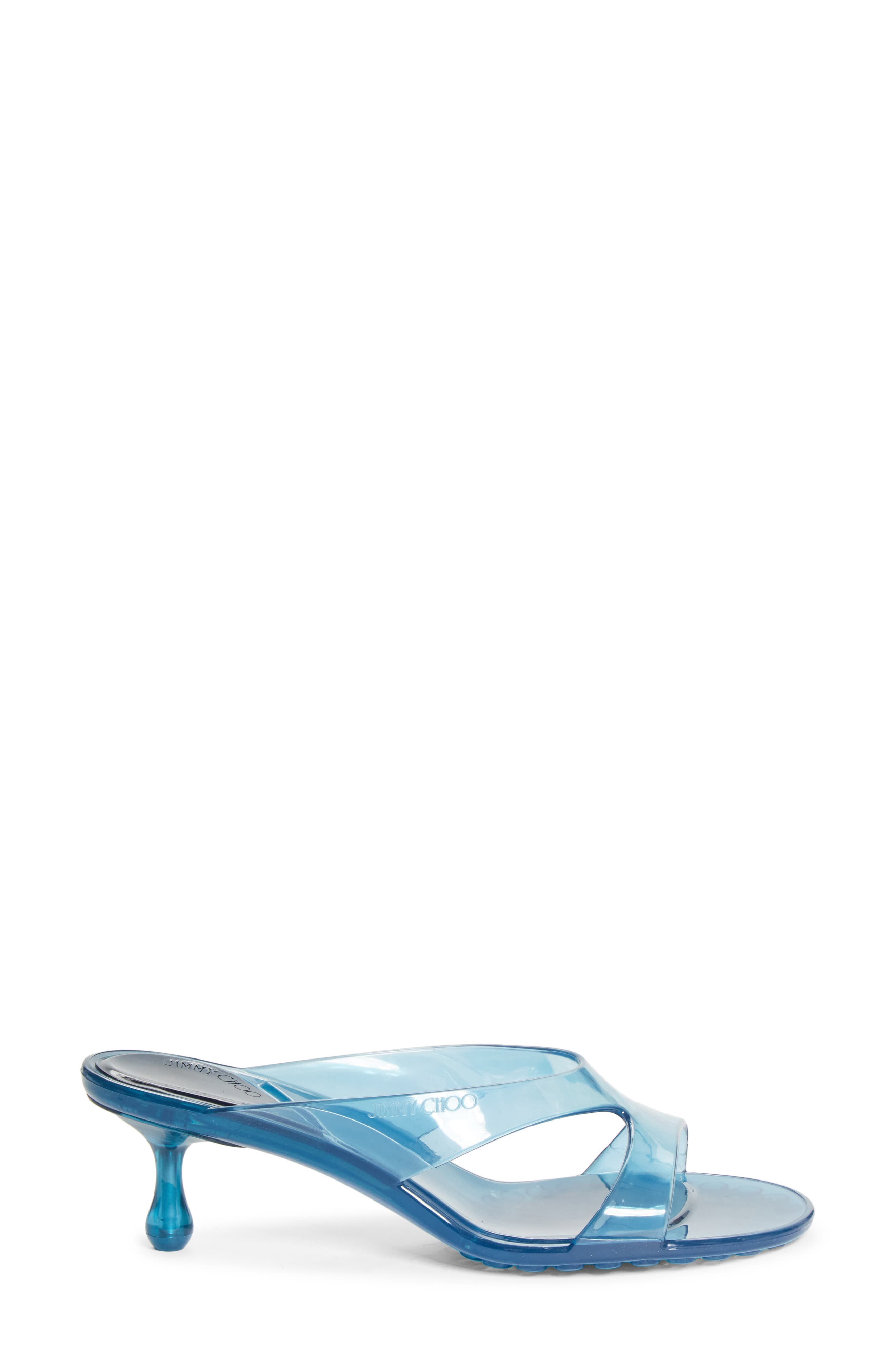 Jelly Drop Slide Sandal, Alternate, color, LIGHT LAGOON