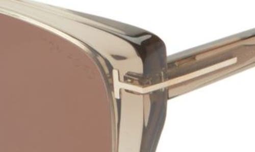 TOM FORD TOM FORD 60MM ROUND SUNGLASSES