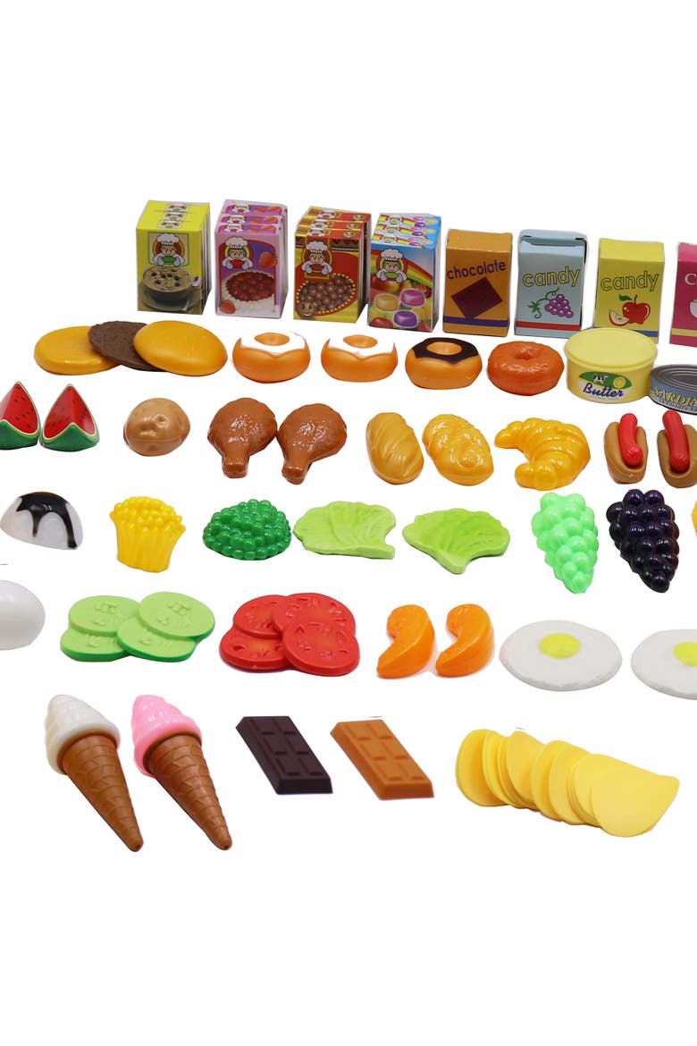 Dream Collection, Pretend Food Set with Carry Bag, 120 Pieces, Alternate, color, Multicolored