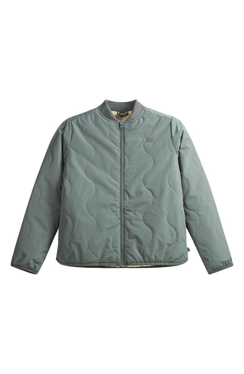 Picture Organic Clothing Treeby Water Repellent Quilted Faux Fur Lined Jacket, Alternate, color,
