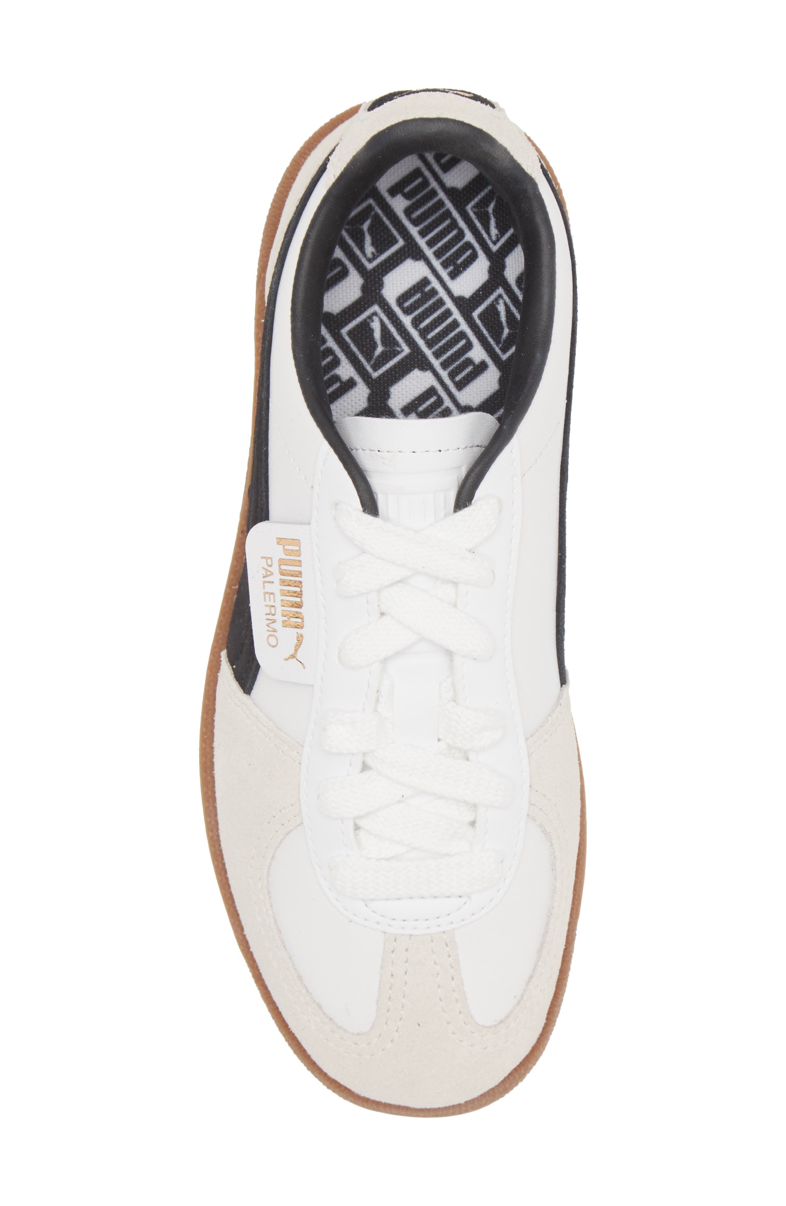 PUMA Palermo Leather Sneaker, Alternate, color, White