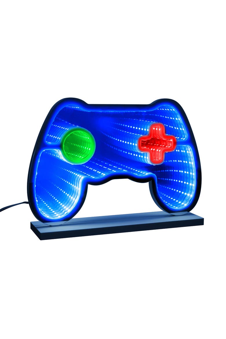 Neon Art Infinity Lights Wall & Desk Sign, Main, color, Gamer