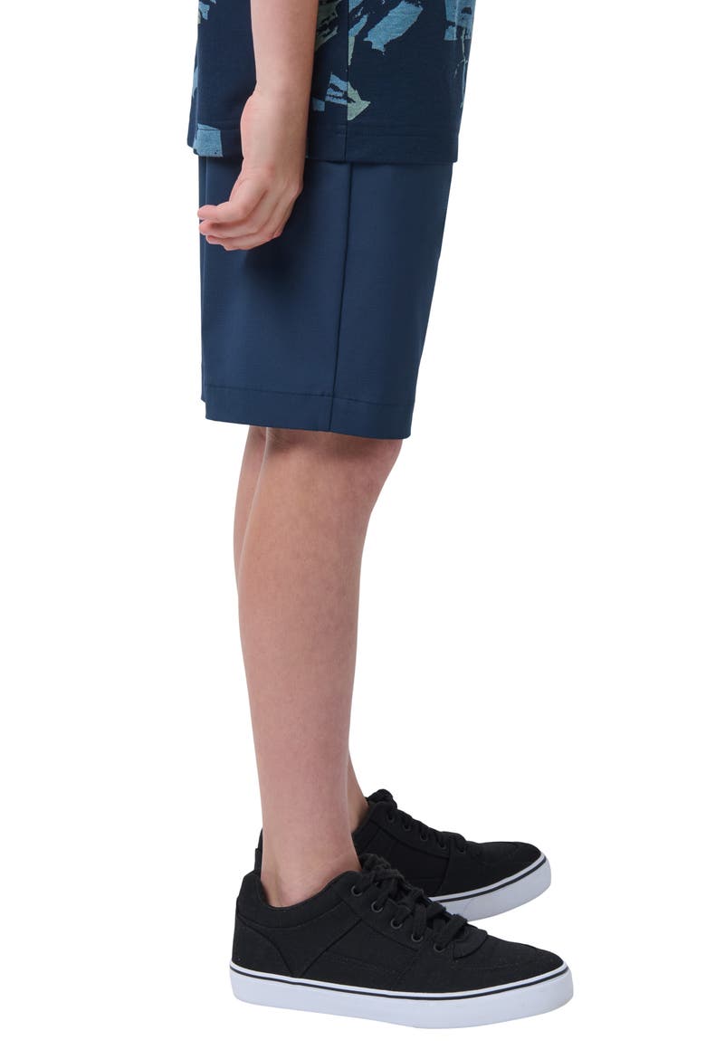 Kids' Wanderlust Flat Front Stretch Shorts, Alternate, color, MOOD INDIGO