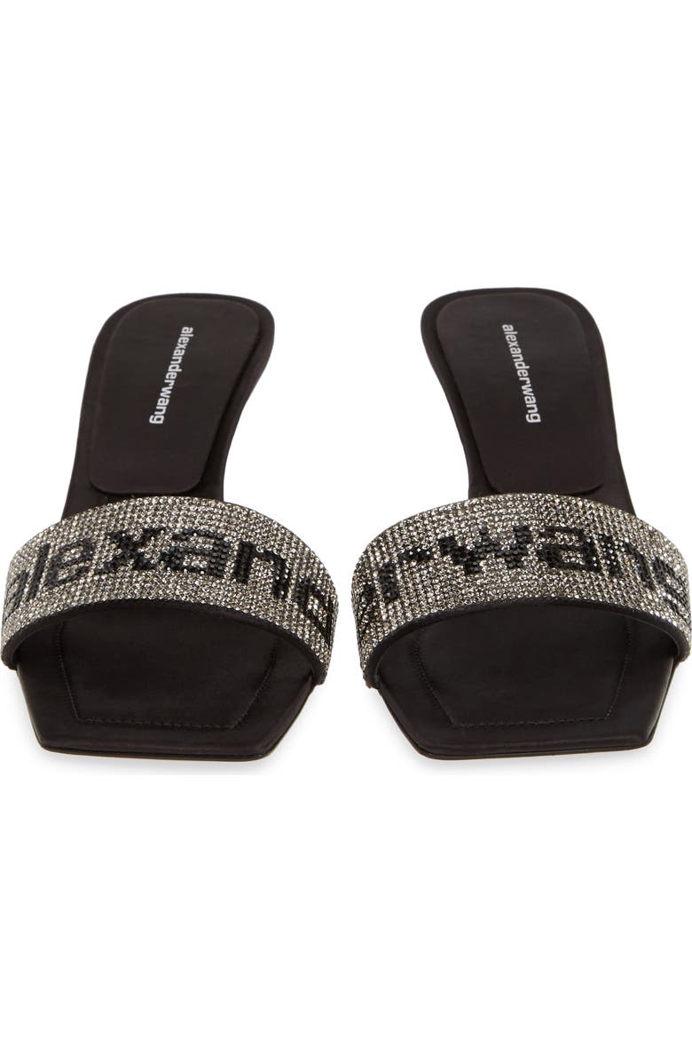 Alexander Wang Jessie Crystal Kitten Heel Sandal, Main, color,