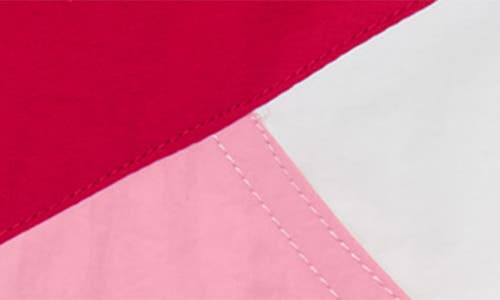 Tiny Tribe Kids' Colorblock Full Zip Jacket In Pink Multi