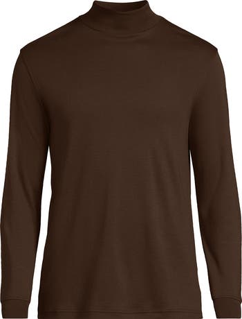 Lands' End Cotton Supima Mock Turtleneck | Nordstrom