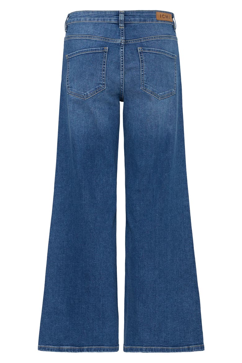High Waist Wide Leg Jeans, Alternate, color, MEDIUM BLUE