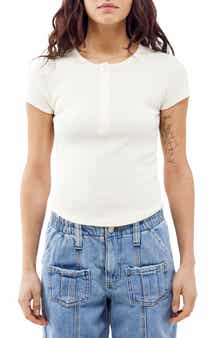 BDG Urban Outfitters Rib Henley T-Shirt