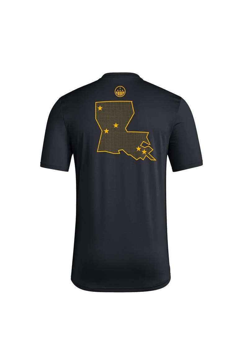 Men's adidas Black Grambling Tigers Honor & Support Pre-Game T-Shirt, Alternate, color, Black