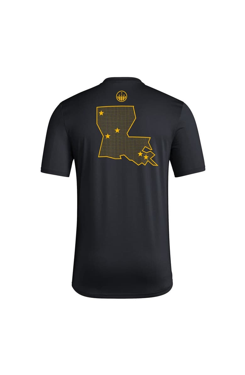 adidas Men's adidas Black Grambling Tigers Honor & Support Pre-Game T-Shirt, Alternate, color, Black