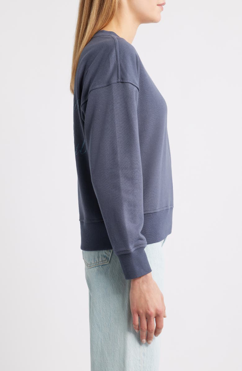 CITY BLUES Logo Graphic Sweatshirt, Alternate, color, Smoky Blue