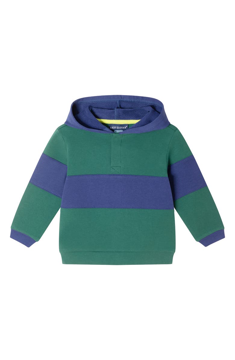 Andy & Evan Colorblock Hoodie & Joggers Set, Alternate, color, 