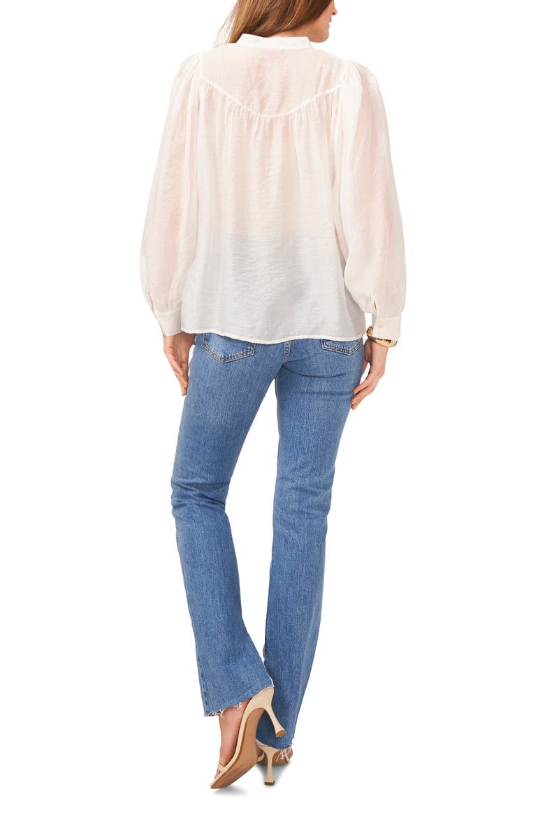 Yoke Raglan Sleeve Shirt, Alternate, color, NEW IVORY
