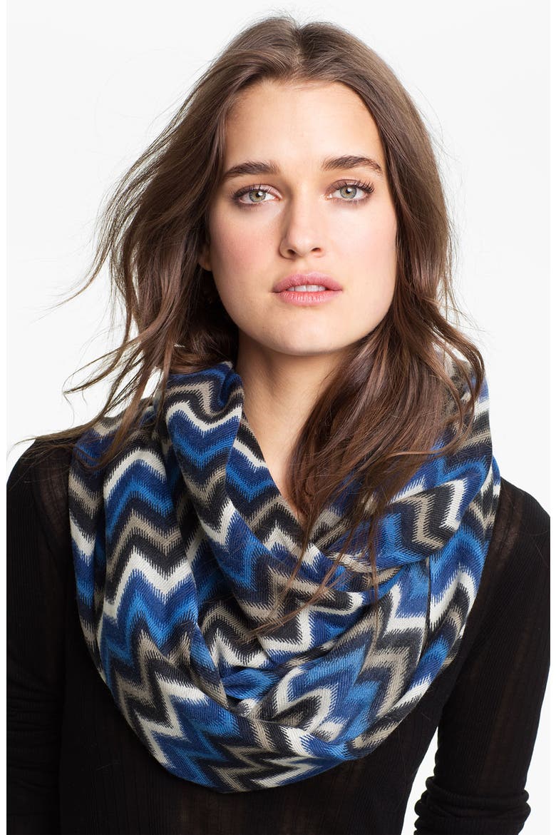 'Zeus' Infinity Scarf, Main, color, BLUE