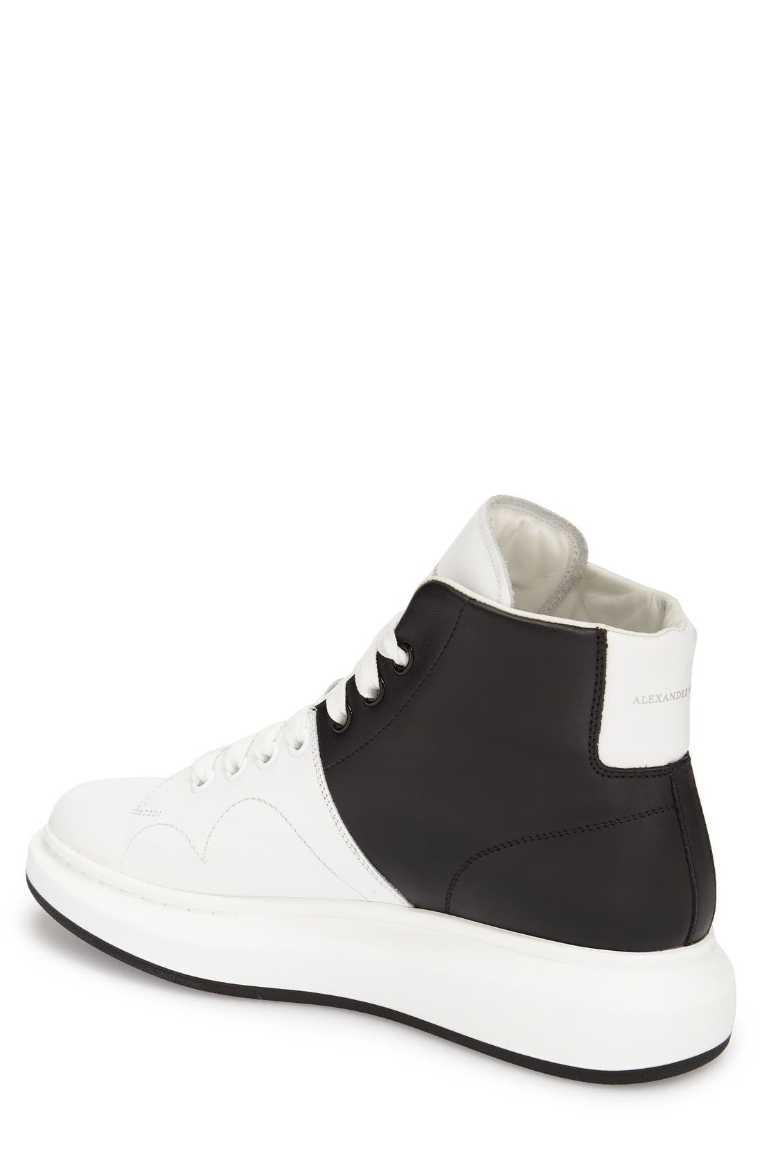 McQueen Alexander McQueen High Top Sneaker, Alternate, color, 