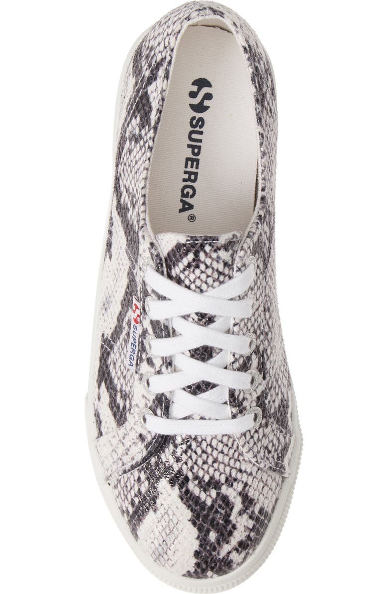 Superga 2750 Fancotw Snake Print Sneaker, Alternate, color,