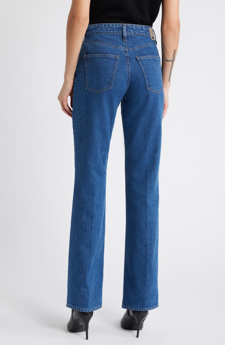 BOSS Parkway High Waist Flare Leg Jeans, Alternate, color, Open Blue