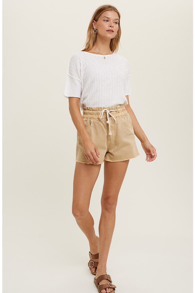 Textured Knit Top, Alternate, color, CREAM