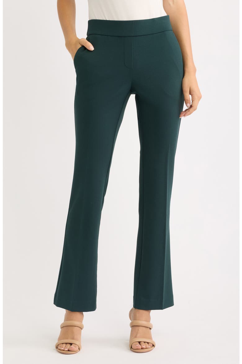 Slash Pocket Crepe Pull-On Pants, Main, color, TREELINE