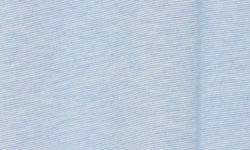 Travismathew Travis Mathew The Zinna Polo Shirt In Heather Light Blue