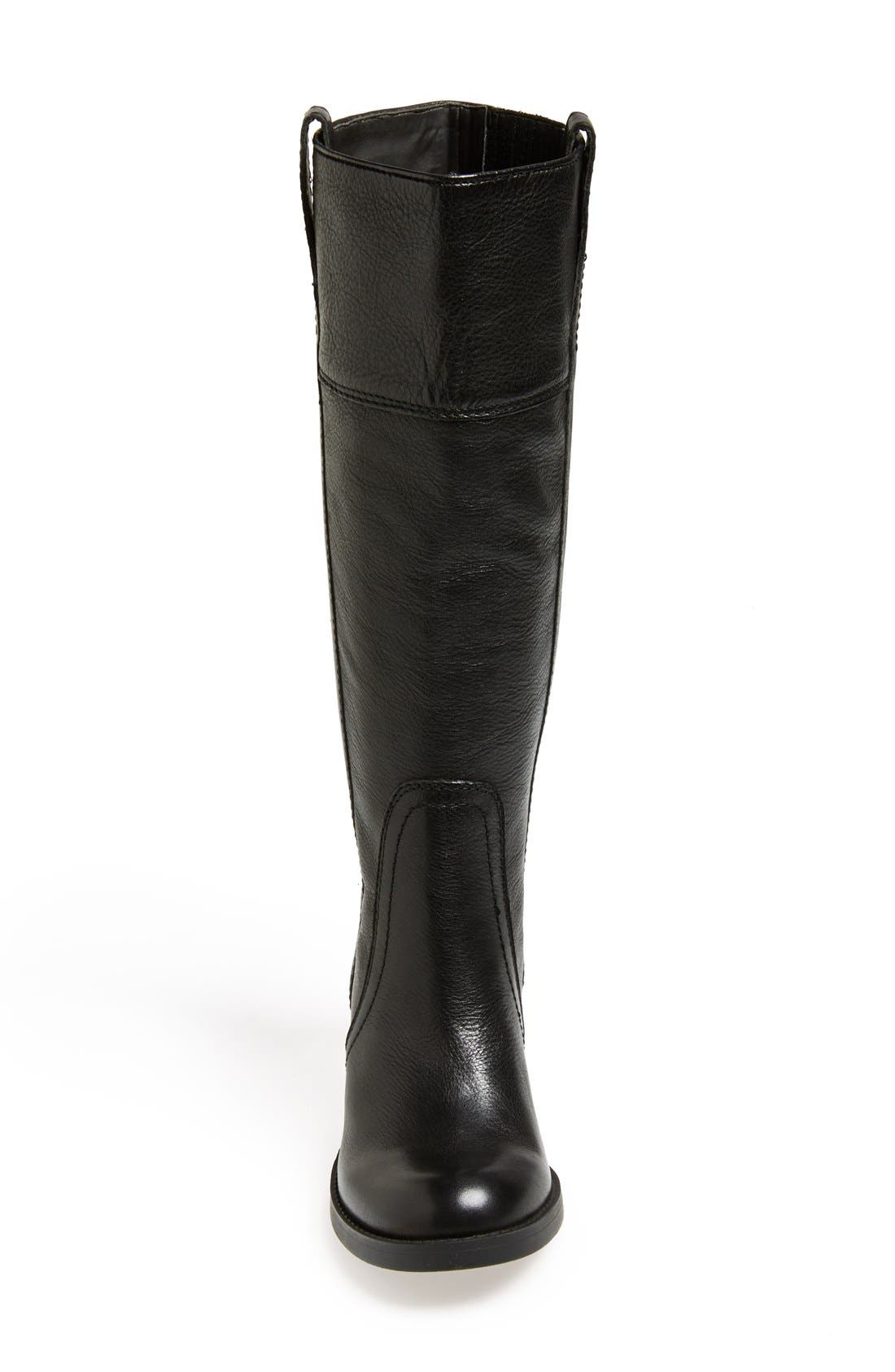 'Hibiscus' Boot, Alternate, color, BLACK
