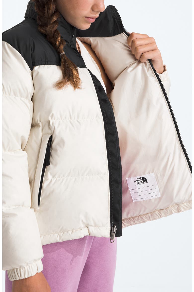 Kids' 1996 Retro Nuptse® Packable 700 Fill Power Down Jacket, Alternate, color, WHITE DUNE