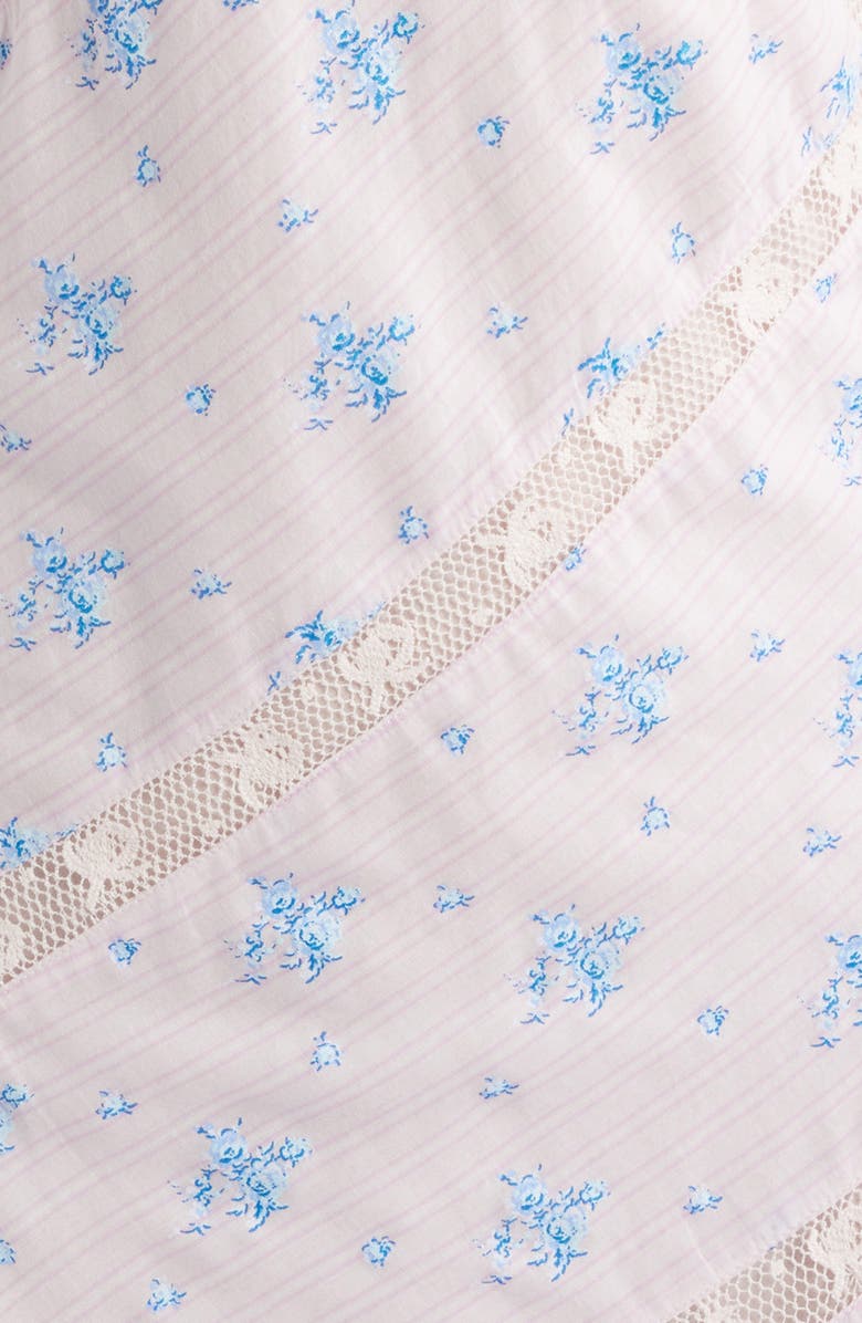 LoveShackFancy Nocelle Ruffle Sleeveless Dress, Alternate, color, Lilac Tide