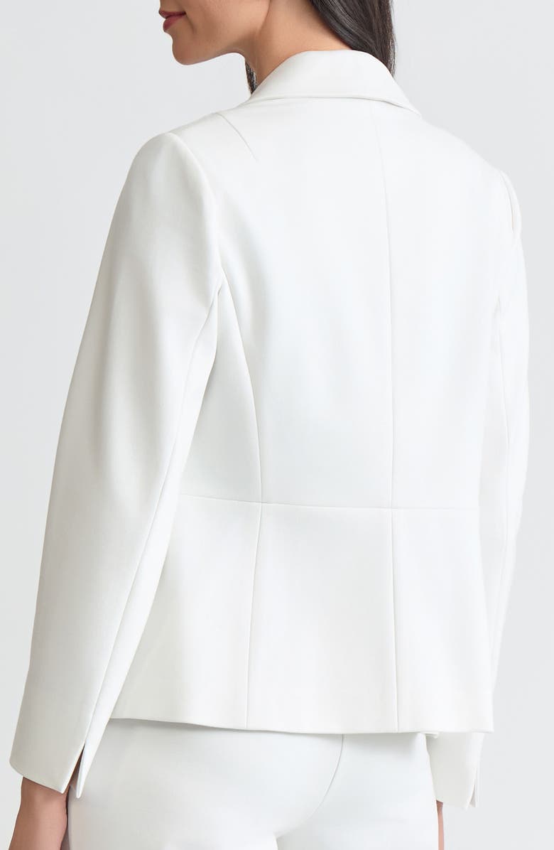 KASPER Waist Seam Blazer, Alternate, color, Vanilla Ice