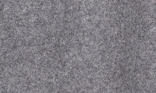 Victoria Beckham Long Sleeve Wool & Cashmere Crop Button-up Shirt In Gray