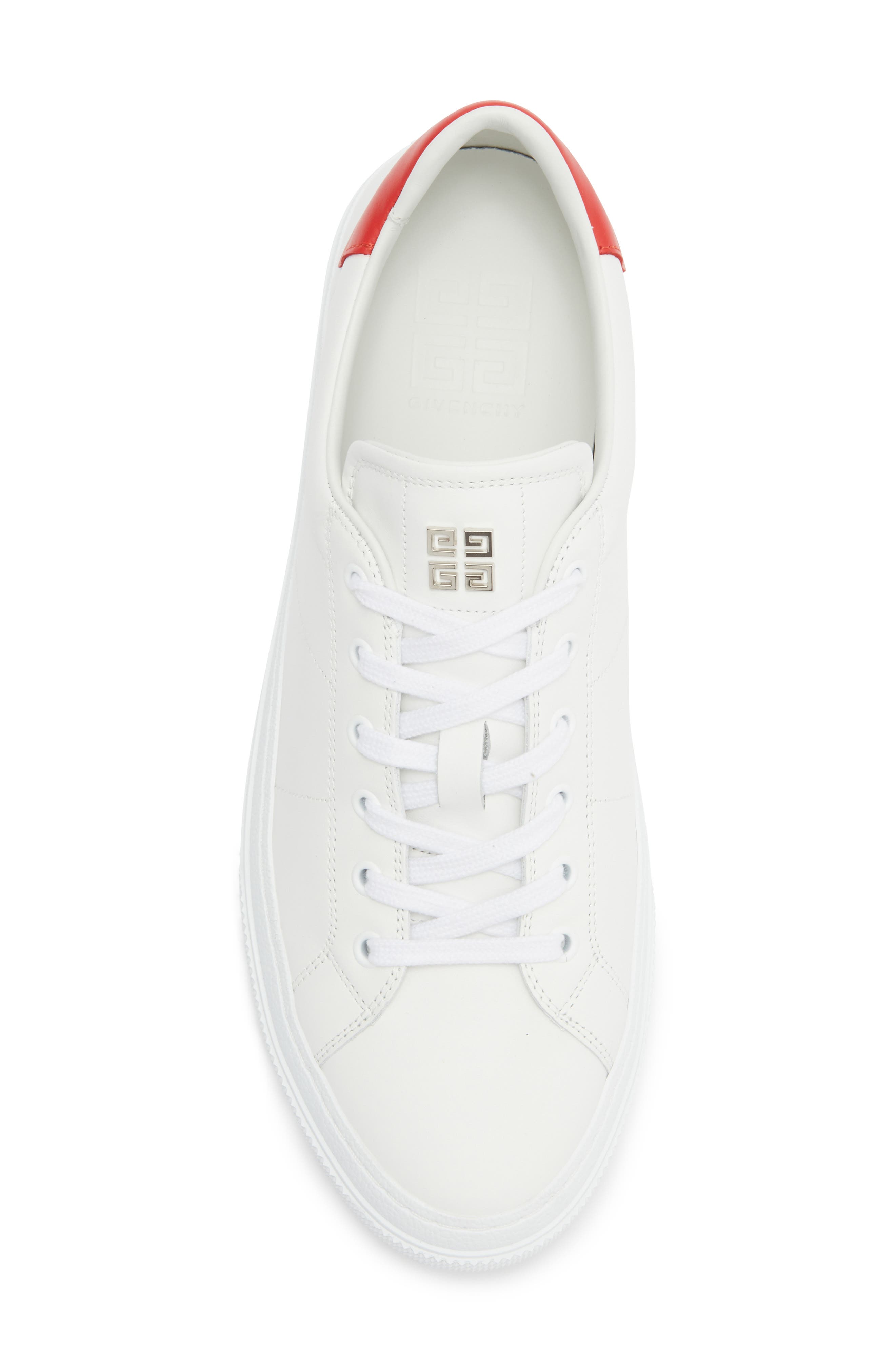 Givenchy City Platform Sneaker, Alternate, color, White Red
