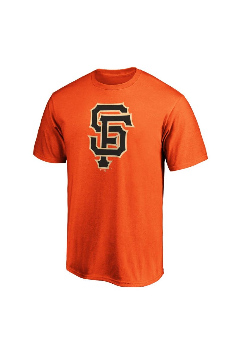 FANATICS Men's Fanatics Branded Orange San Francisco Giants Official Logo T-Shirt, Alternate, color, 